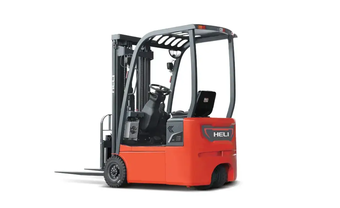 HELI H4 series electric forklifts with lift capacities from 0.8 to 1.2 tonnes