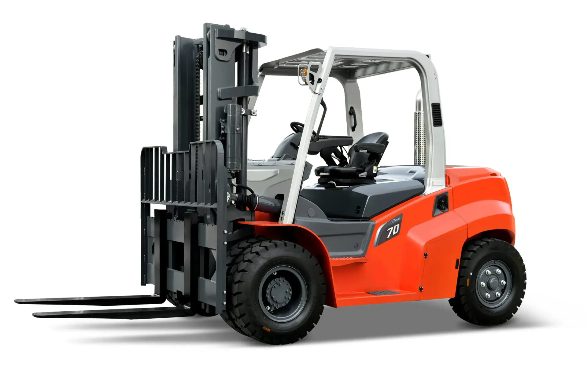 Heli G3 series internal combustion forklifts with lift capacities from 5 to 10 tonnes