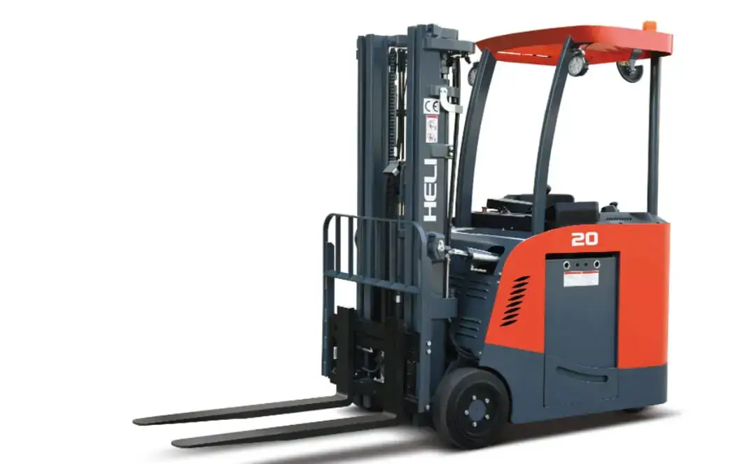 Heli G3 series standup electric forklift with 1.5 to 2 tonne lift capacity