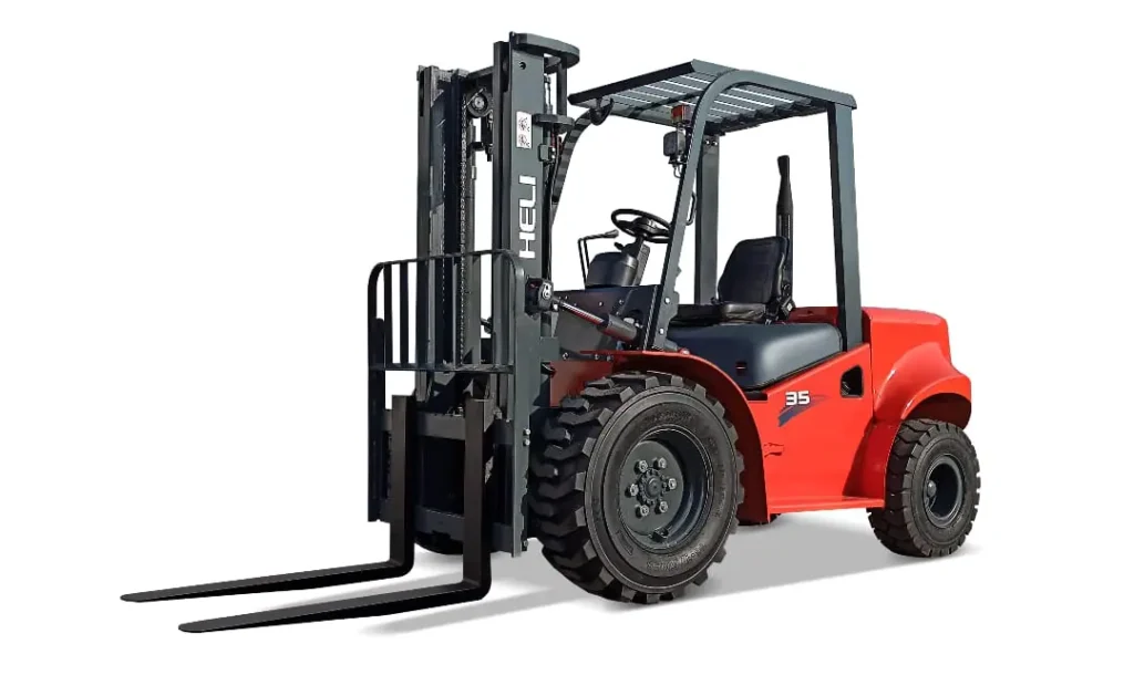 HELI K2 series 3 to 3.5 tonne rough terrain forklift