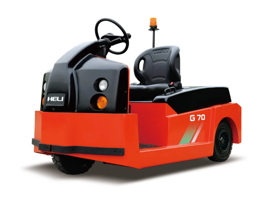 Heli 2 to 7 tonne battery powered tow tractor