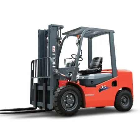 a Heli gas forklift