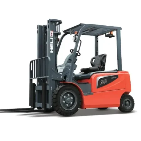 A Heli electric forklift for use in warehouse and logistics